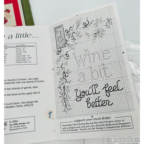 Wine Cheese Board Happy Hour Cocktails Martini Cross Stitch Chart Pattern Lot - Picture 7 of 8